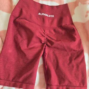 Alphalete Amplify Biker shorts XS OG material